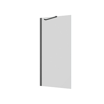 Душевая шторка на ванну Ambassador Bath Screens 16041206 70х140 стекло прозрачное профиль черный ориентация универсальная